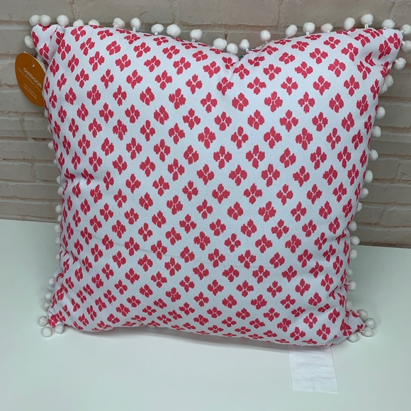 Flamingo & Palm Tree Indoor Outdoor Pillow NEW - Picture 5 of 6